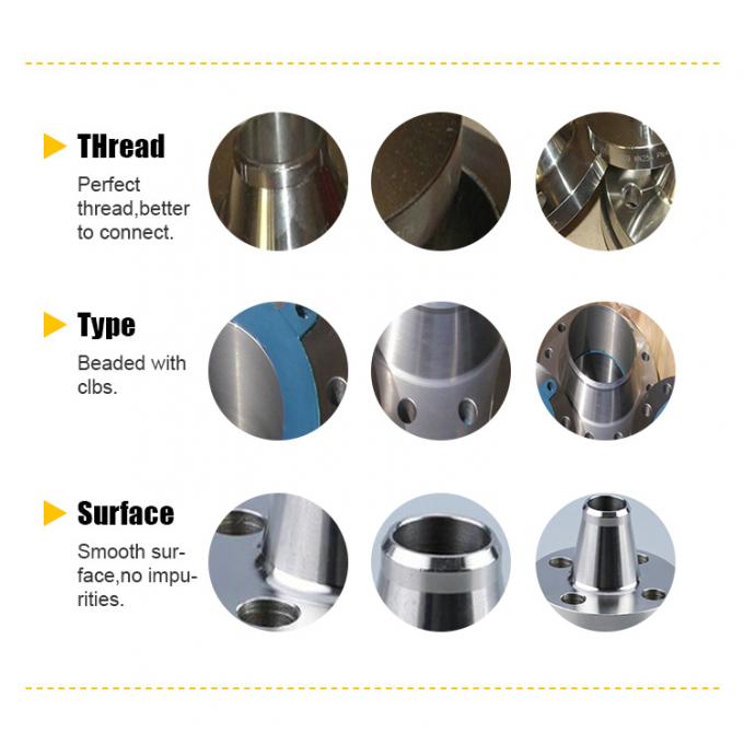 ধাতু স্লিপ-অন ফ্ল্যাঞ্জ সংযোগকারী তামা এবং নিকেল ফ্ল্যাঞ্জ ASTM B466 UNS C70600 আকার 1