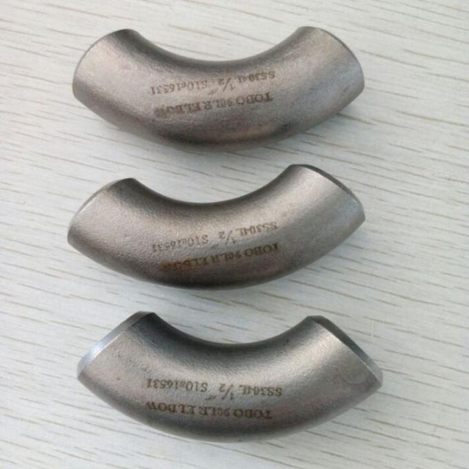 METAL B363-WPT12 SMLS LR BW ASME-B16.9 SCH80 1" স্টেইনলেস স্টীল পাইপ ফিটিং 90 দীর্ঘ ব্যাসার্ধ ডিগ্রী কনুই 0