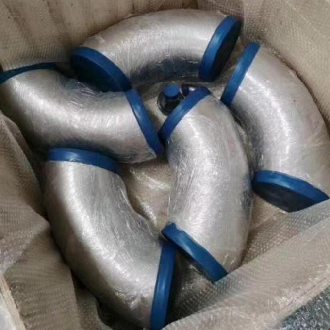METAL B363-WPT12 SMLS LR BW ASME-B16.9 SCH80 1" স্টেইনলেস স্টীল পাইপ ফিটিং 90 দীর্ঘ ব্যাসার্ধ ডিগ্রী কনুই 1