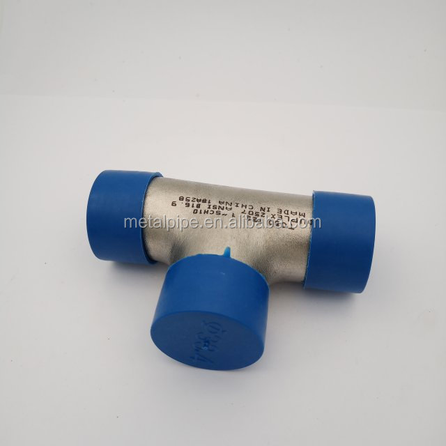ধাতু তামা নিকেল পাইপ ফিটিং সমান Tee ASME B16.9 90/10 70/30 1
