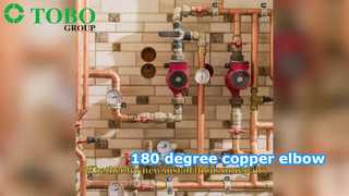 কপার অ্যালয় 180° রিটার্ন বাঁক - উচ্চ-দক্ষতা ফ্লো রিভার্সাল
