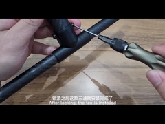 মাল্টি ফিট অ্যালুমিনিয়াম এলবো কভার কুশন টি পাইপ ফিটিং