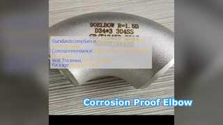 90/10 কপার নিকেল কনুই 1/2 ইঞ্চি SCH 10S