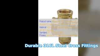 316L স্টেইনলেস স্টিল ক্রস পাইপ ফিটিং ASME B16 20