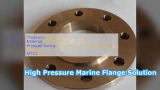C70600 CuNi ফ্ল্যাঞ্জ উচ্চ চাপ সামুদ্রিক ফিটিং সমাধান