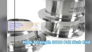 উচ্চ শক্তি নকল কার্বন ইস্পাত স্টাব শেষ 3000 PSI ফিটিং