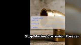 ASTM B466 C70600 কপার নিকেল এলবো মেরিন পাইপ সলিউশন