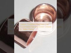নিরাপদ পানির পাইপিংয়ের জন্য কাস্টম কপার থ্রেডেড পাইপ ক্যাপ
