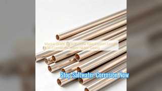 সামুদ্রিক গ্রেড C70600 কপার নিকেল টিউবিং কাস্টম দৈর্ঘ্য