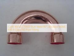CuNi 90 10 C70600 90 ডিগ্রি এলআর এলবো পাইপ ফিটিং