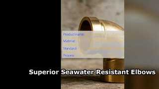 সিওয়াটার সিস্টেমের জন্য ASTM B466 C70600 90 10 CuNi কনুই