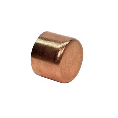 CUNI 70/30 Excellent Sealing Performance Copper Pipe Cap ASME B16.9 1/2 inch SCH60
