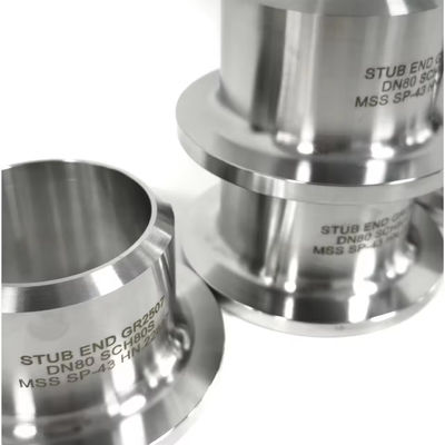 ASME B16.9 Forged Carbon Steel Stub End 3000 PSI High Strength Pipe Fitting Connector