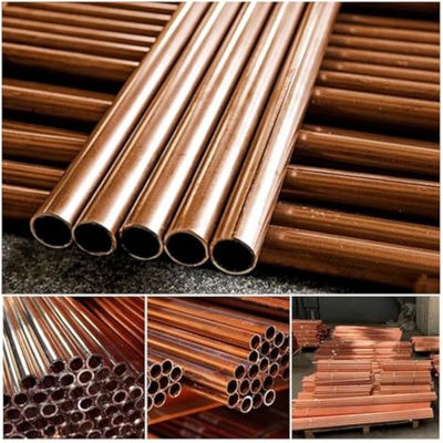 Seamless C70600 Copper Nickel Pipe High Corrosion Resistance Good Heat Treatable Tube