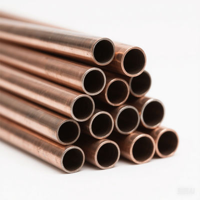 Seamless C70600 Copper Nickel Pipe High Corrosion Resistance Good Heat Treatable Tube