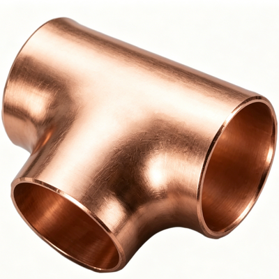 CuNi 70/30 Copper Nickel Equal Tee ASME B16.9 1/2"-24" for Marine Shipbuilding