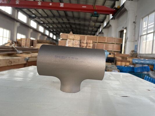 CuNi 70/30 Reducing Tee Socket Weld ASME B16.5 Class150 ASTM B466 UNS C71500 Forged Fitting