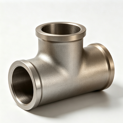 DN20 CuNi C70600 Equal Tee Threaded Anti-Corrosion Pipe Connector Fitting