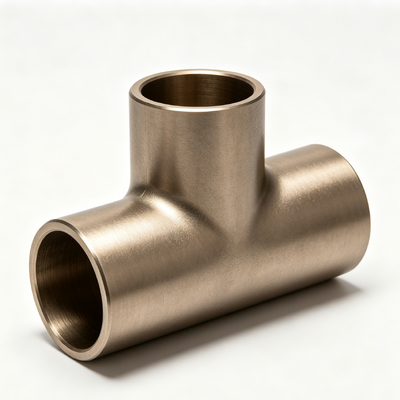 Copper Nickel Equal Tee CuNi 70/30 C71500 Butt Weld Fitting Corrosion Resistant Offshore