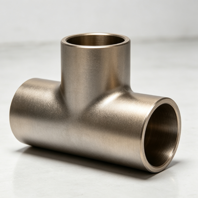 DN20 Threaded Copper Nickel Equal Tee Anti-Corrosion Cupro Nickel Equal Tee for Industrial Water Pipe