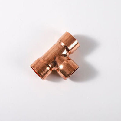 C70600 Copper Nickel Equal Tee Threaded Connection DN20 Corrosion Resistant Fitting
