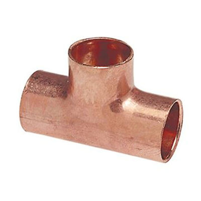 CuNi 70/30 Copper Nickel Equal Tee ASME B16.9 Buttweld Fitting Corrosion Resistant Marine Grade