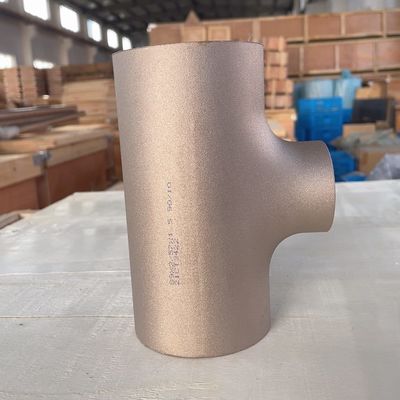 Customized Copper Nickel Reducing Tee  3/4"-30", SCH20-SCH40, Hot Selling Pipe Fitting