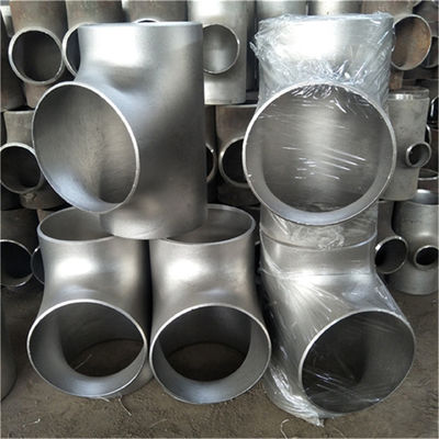 চীন ASME B16.9 গ্যালভানাইজড 90/10 70/30 সংযোগকারী পাইপ টি ফিটিং