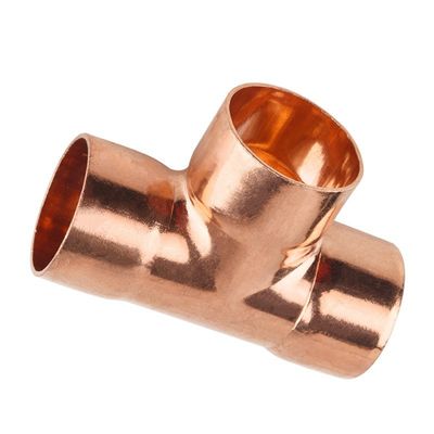 Threaded CuNi Equal Tee Water Pipe Connector Industrial Corrosion Resistant Fitting