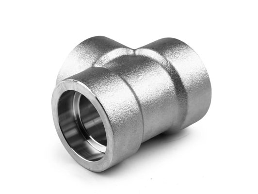 3000 Psi Pressure Rating Reducing Tee Fitting with 400°F Temperature Rating and Threaded/Socket Connection
