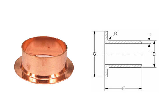 Weld Neck Raised Face Flange ASME B16.5 C71500 CuNi 70/30, Forged Copper Nickel Marine Flange
