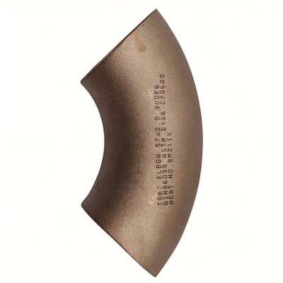 Copper Nickel Elbow CuNi 90/10 C70600 Price Butt Weld 90 Degree LR Elbow ASME B16.9 Class 150