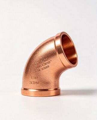 ASME B16.9 CuNi 90/10 Copper Nickel Elbow Seawater Proof Buttweld Fitting Marine Grade