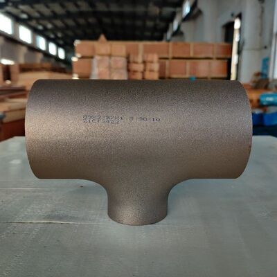 UNS C71500 CuNi 70/30 Reducing Tee BW Pipe Fittings ASME B16.5 Class150 Corrosion Resistant