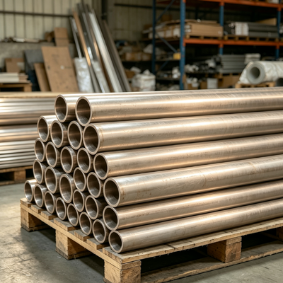 High Tensile Seamless CuNi Pipe C70600 Corrosion Resistant Nickel Copper Tube Heavy Duty