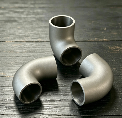 UNS C71500 CuNi 70/30 কপার নিকেল কনুই, বিজোড় 90° LR ASME B16.9 উচ্চ শক্তির ফিটিং
