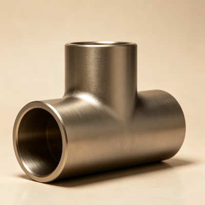 Threaded CuNi Equal Tee Water Pipe Connector Industrial Corrosion Resistant Fitting